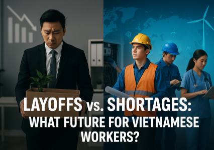 Nghịch lý thị trường lao động: Trong nước cắt giảm, quốc tế thiếu hụt – cơ hội nào cho lao động Việt?